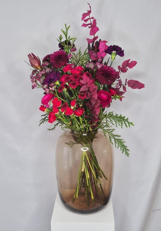 Bouquet in Rosa und Rot