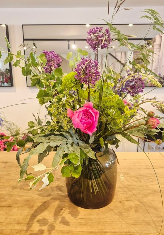 Bouquet in Rosa und Violett